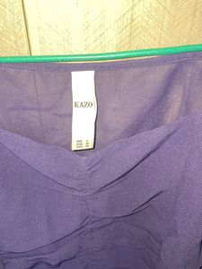 Kazo Blue Ruched Cami Top