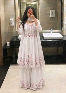 White pallazo suit & dupatta ✨️