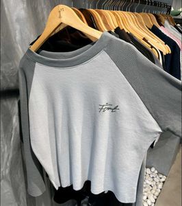 Grey Raglan Sleeve Top