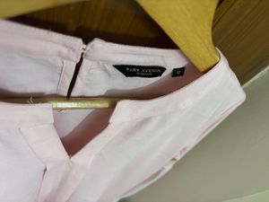 Park Avenue V-Neck Blouse with Lace Cuffs