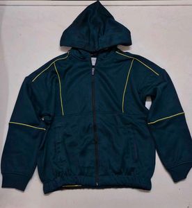 Stylish dark green Track Jacket