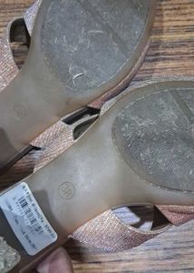 Lemon &amp; Pepper Block Heels