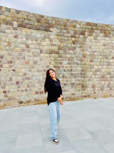 Classic Black V-Neck Tunic Top