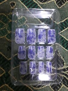 Reusable|Washable Korean Nails - Set Of 12