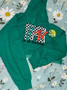 MTV Music Television Green Hoodie