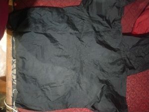 Black Hooded Anorak Jacket