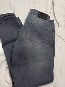 Stylish Dark Grey Denim Jeans