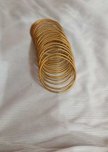 Set of Golden Bangles