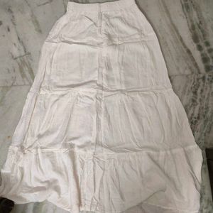 White Ethnic Skirt