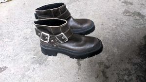 zara Stylish Buckle Detail Ankle Boots