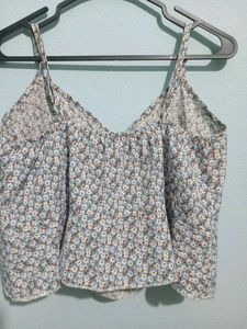Floral Ruffle Camisole Top