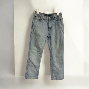 DKNY Light Wash Straight Leg Jeans