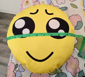 Cute Emoji Throw Pillow