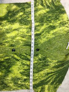 Zara Green &amp; Yellow Abstract Print Cardigan