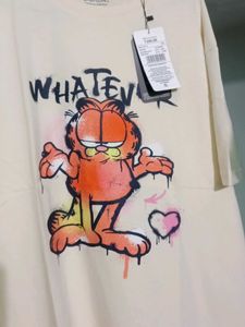 Garfield Graphic T-Shirt - Cream