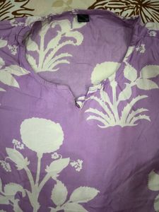 Women Frock Lavender Colour