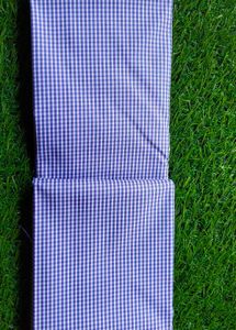 Blue Gingham Dress Material