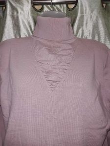Mauve Turtleneck Sweater