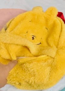 Cute Yellow poo Plush Backpack
