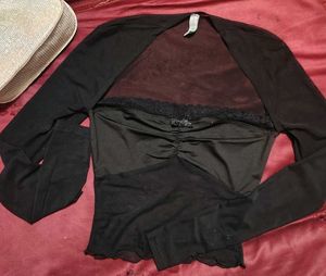 NewMe Solid Mesh Top