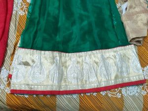 Green Net Lehenga Choli Set😍✨