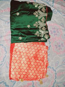 Grand Silk Suit Wit Banarasi Dupata