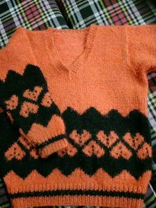 Unique Patterned Knit Sweater