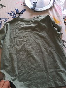 Olive Green "Influential" T-Shirt