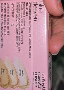 Blue Heaven Get Bright Compact Powder