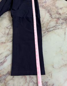Zara Navy Blue Casual Pants