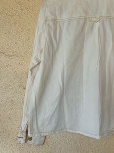 Cream Colored Button-Up Jacket