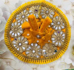 Laddu Gopal Fancy Woolen Velvet Dress