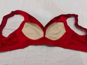 Elegant Red Bra
