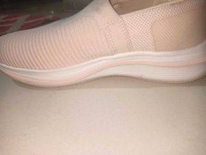 Light Pink Slip-On Sneakers