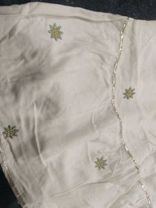 ✨ Festive White Sharara Gharara Maxi Skirt ✨