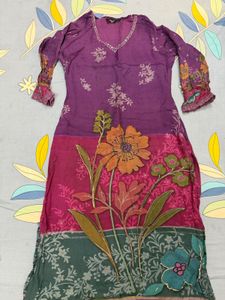 Ethnic Kurta Set with Palazzo and Dupatta