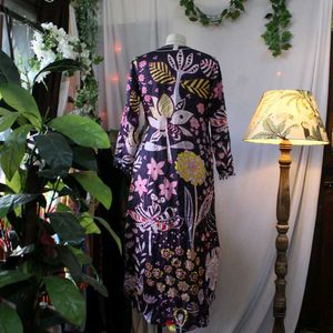 Desinger Floral Print Dress