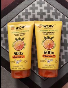 pack of 2,Yuzu Brightening Face Wash