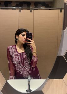 Elegant Purple Kurta