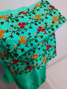Print + Embroidery Kurta Set