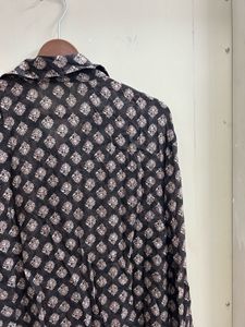 Stylish Printed Black Shirt size:M(Brand new )