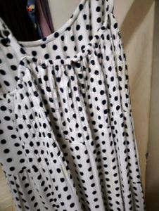 Chic Polka Dot Dress Material freebie 🎁