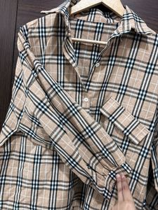 Classic Plaid Button-Up co -ord set