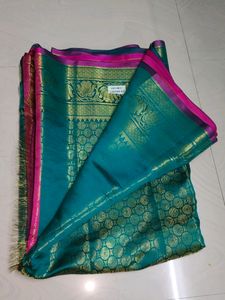New Soft Pattu Saree With Unstitched Blouse Piece