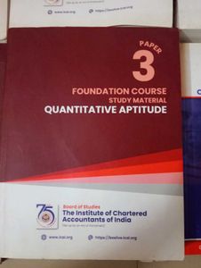 CA Foundation Books