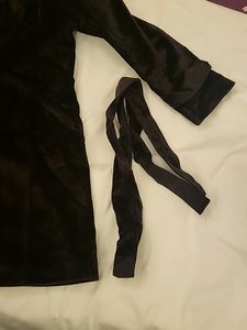 Velvet Long Coat