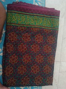 Beautiful Floral Print Saree
