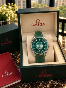 Omega Seamaster World Timer Green Dial