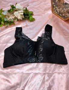 34 size Elegant Black Lace Bra