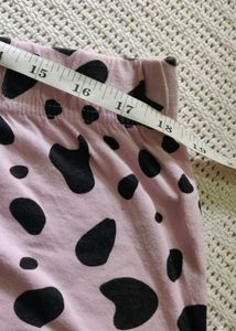 Disney Cute Pink Dalmation Print Pajama Shorts